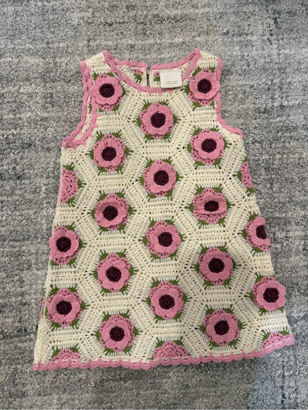 Zara Toddler crochet dress